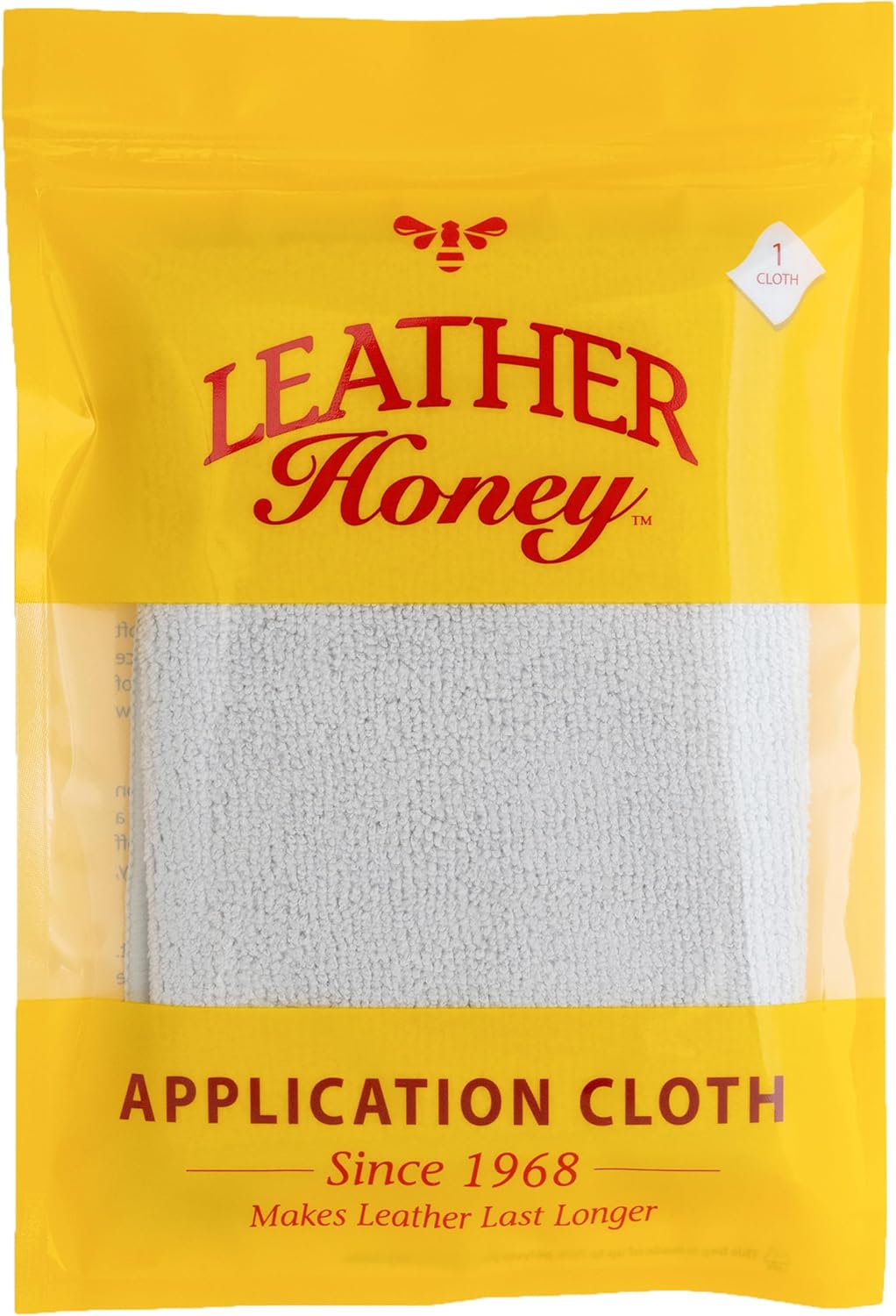 Leather Honey Microfiber Cloth: Lint-Free Leather Care