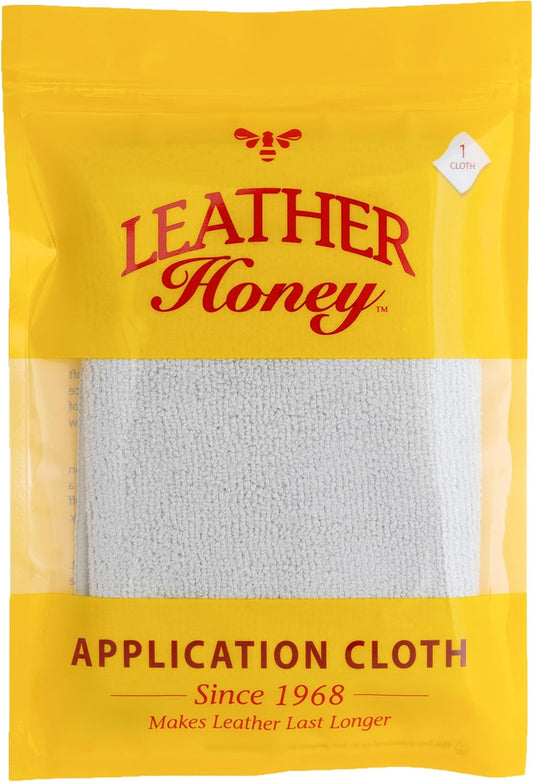 Leather Honey Microfiber Cloth: Lint-Free Leather Care