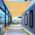 Custom Size 8ft x 9ft Sand Rectangle Sun Shade Sail Canopy - UV Block