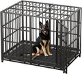 60 Inch Heavy Duty Indestructible Dog Crate Steel Escape Proof - Extra