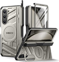 Magnetic Z Fold 5 Case with S Pen Holder & Stand - Rugged Protection
