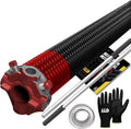Garage Door Torsion Spring 225x2x27 Left Side - Durable Red Cone
