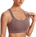 SYROKAN Women's Sports Bra Front Adjustable High Impact (Style FHRS)
