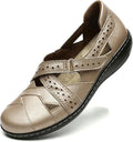 Women's Classic Genuine Leather Casual Loafer - Comfortable