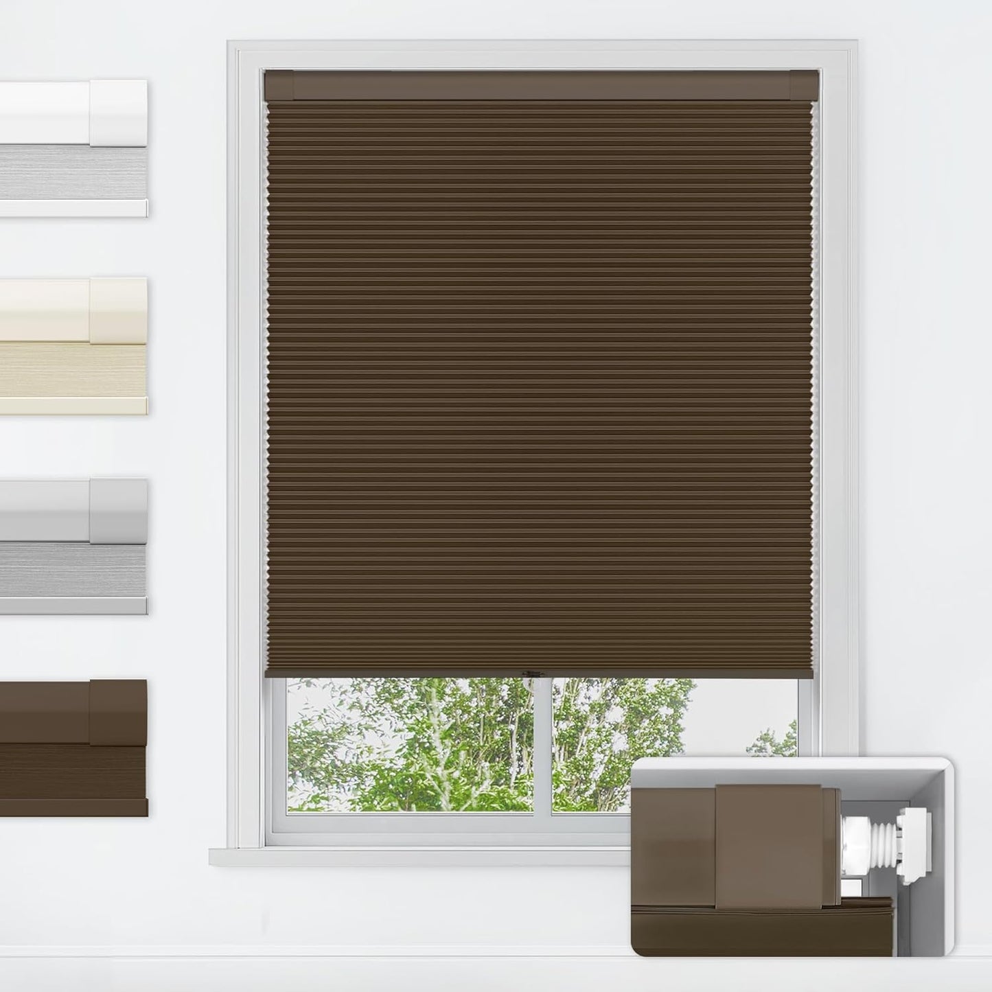 Cordless Cellular Shades by LazBlinds for Home Blackout Needs