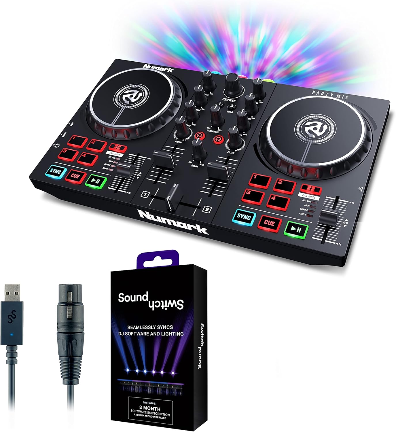 DJ Controller & DMX Bundle for Ultimate Party Experience