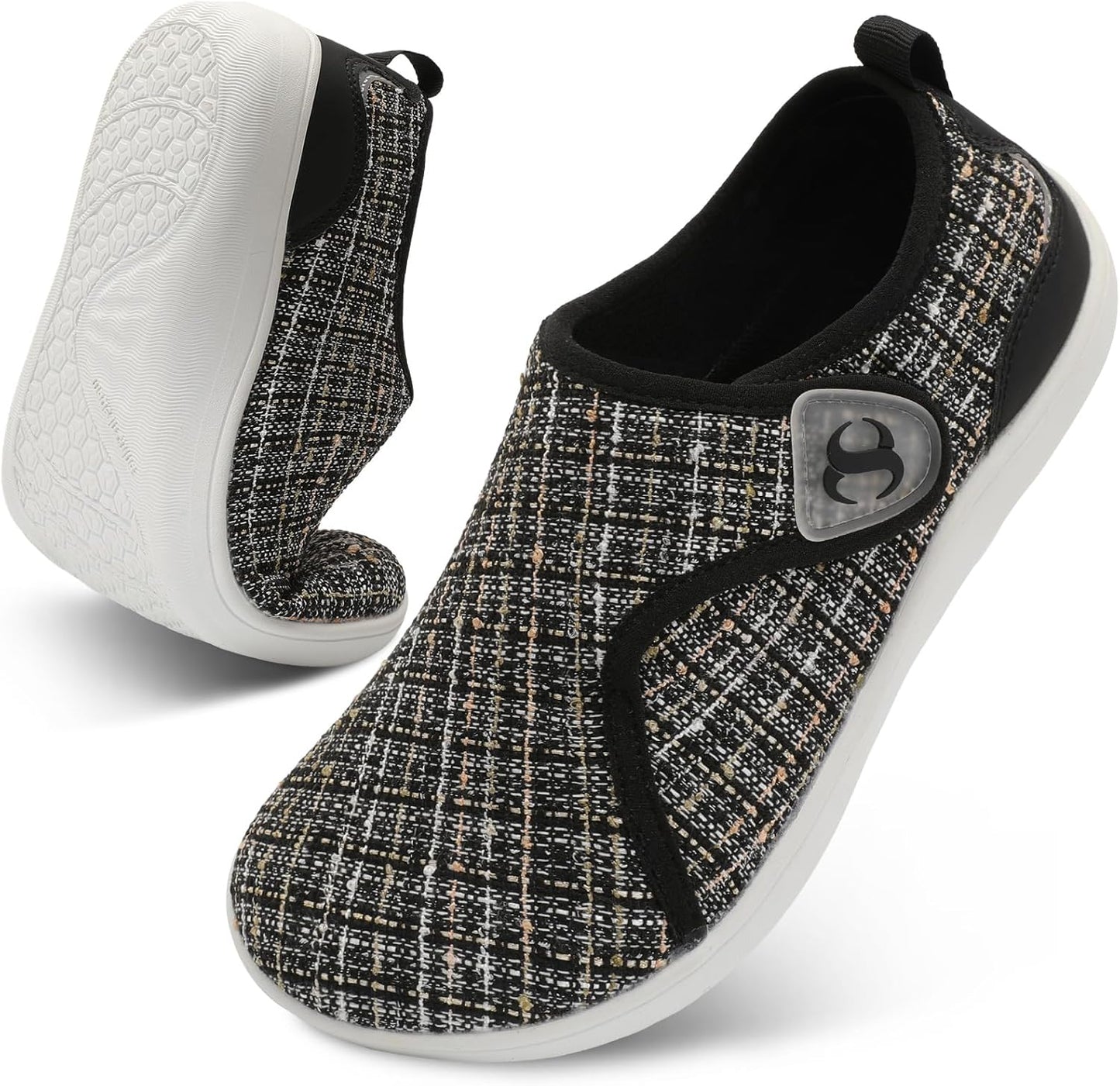 Womens Walking Shoes Comfortable Wide Diabetic Adjustable Sneakers