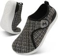 Womens Wide Zero Drop Diabetic Walking Shoes - Adjustable Comfort