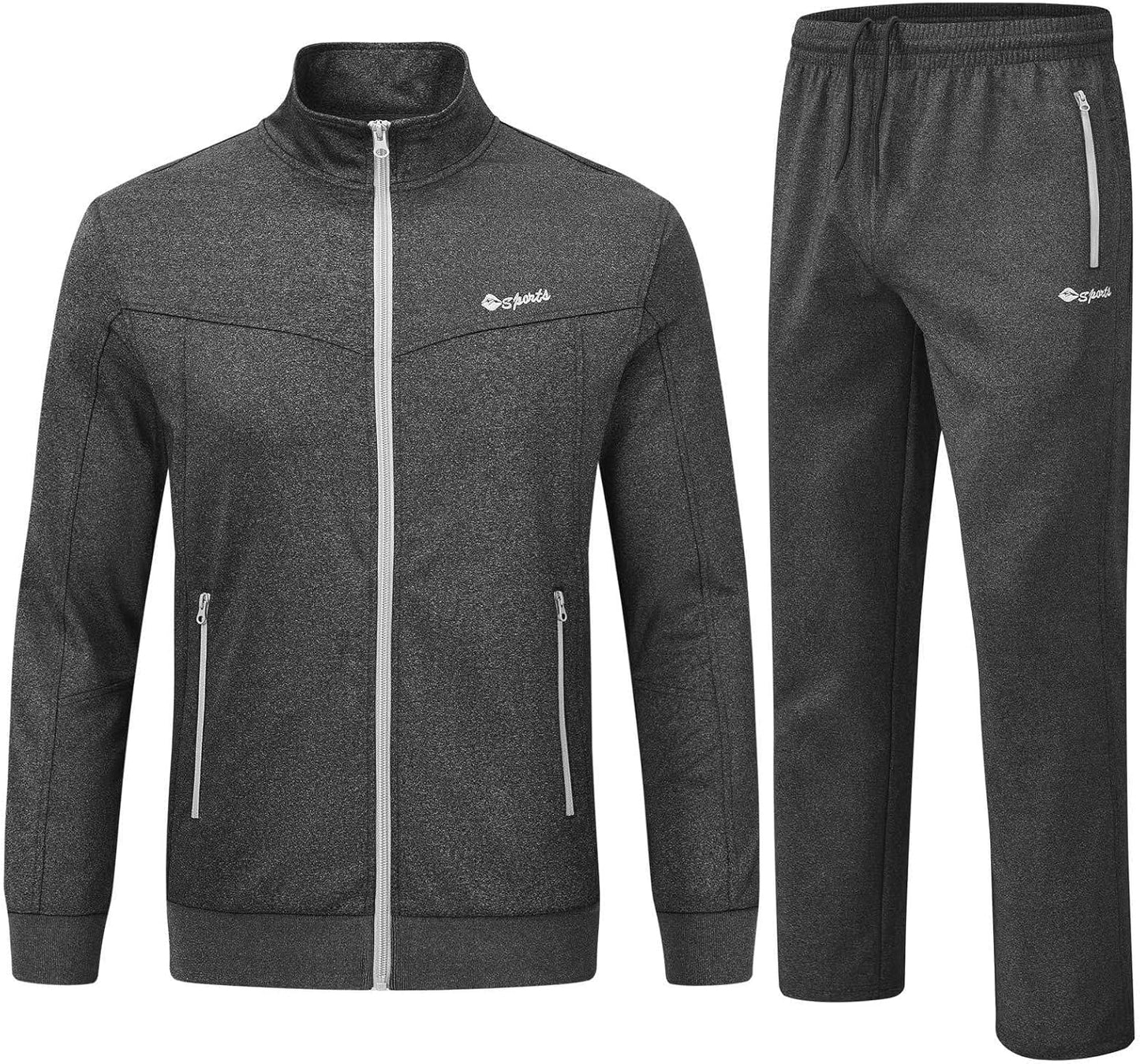 Rdruko Men's Tracksuit Sweatsuits for Gym and Outdoor Activities