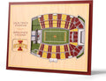 YouTheFan NCAA Iowa State Cyclones 5-Layer StadiumView 3D Wall Art