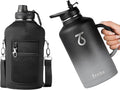 Trebo Half Gallon Water Bottle Insulated with Handle - Keeps Drinks