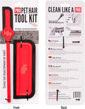 Lilly Brush Pro Pet Hair Tool Kit for Couch and Car Cleaning