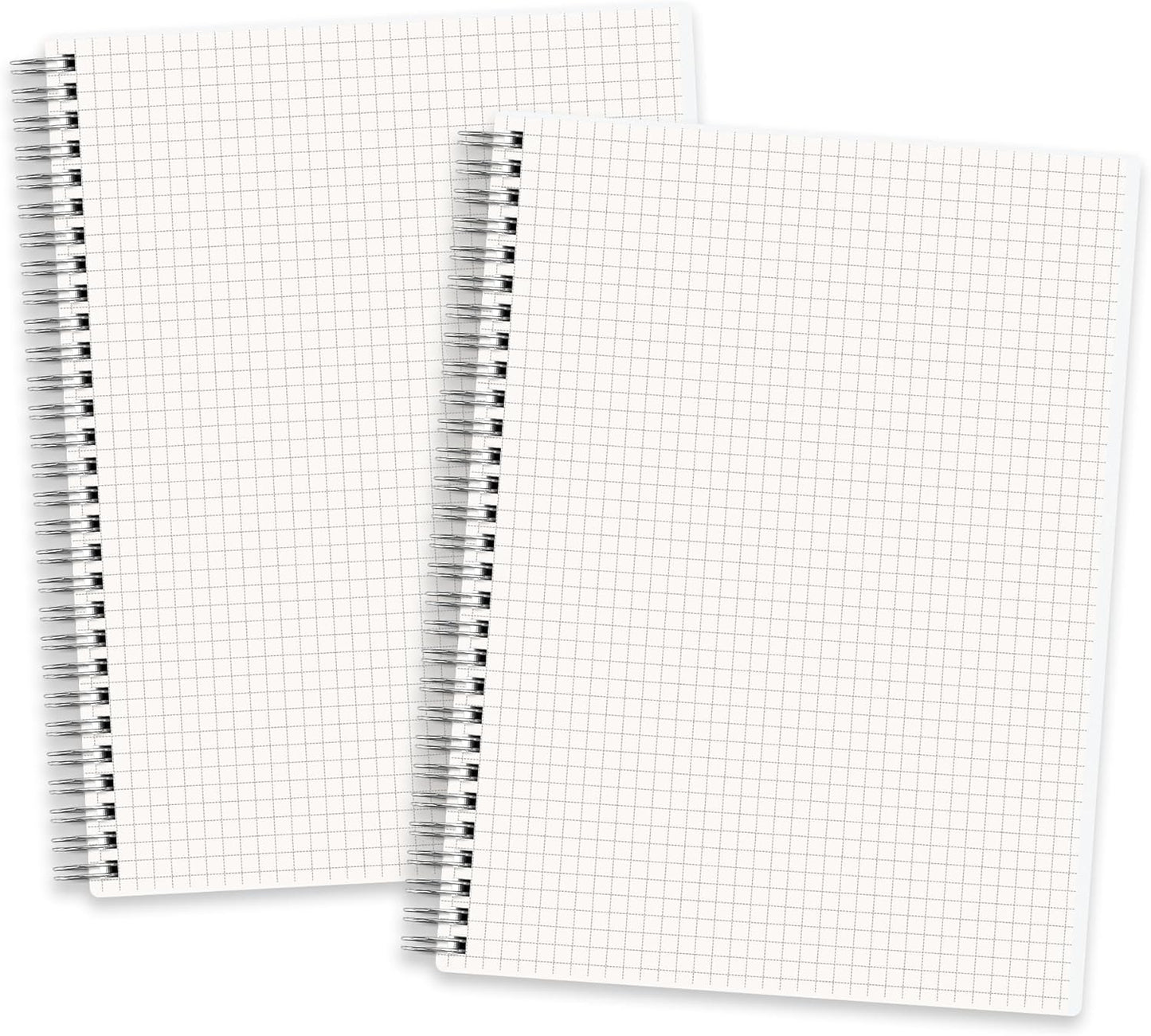 Rettacy B5 Grid Notebook 2-Pack - 160 Pages Each - 100 GSM