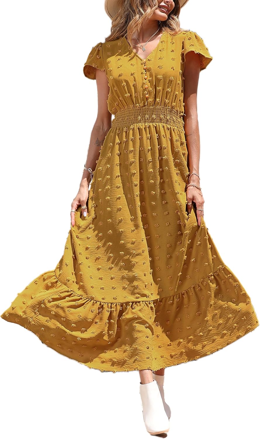 PRETTYGARDEN Womens Dresses 2025 Summer Maxi Dress Boho Chic
