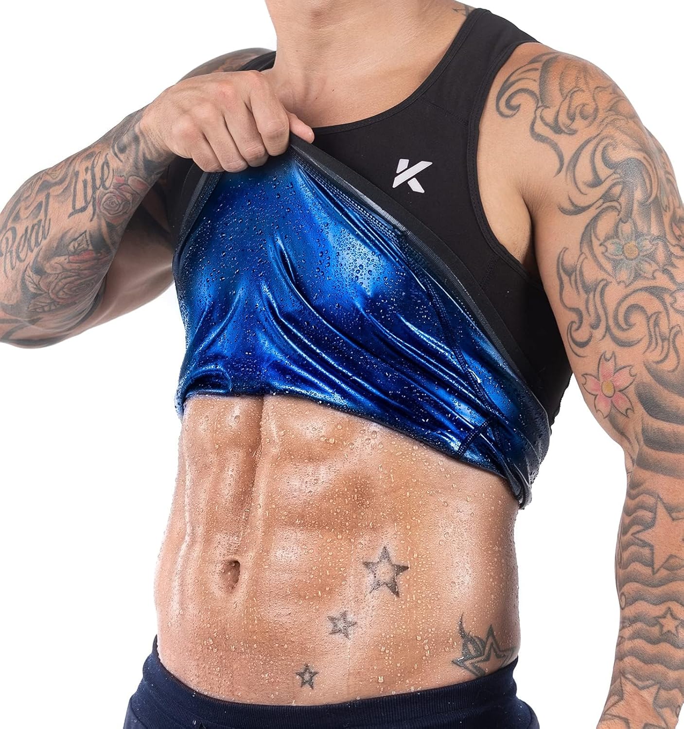 Heat Trapping Sauna Suit Vest by Kewlioo