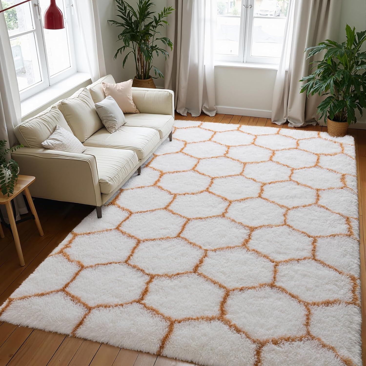 Zentavio Area Rugs for Living Room Large Soft Shag Carpet