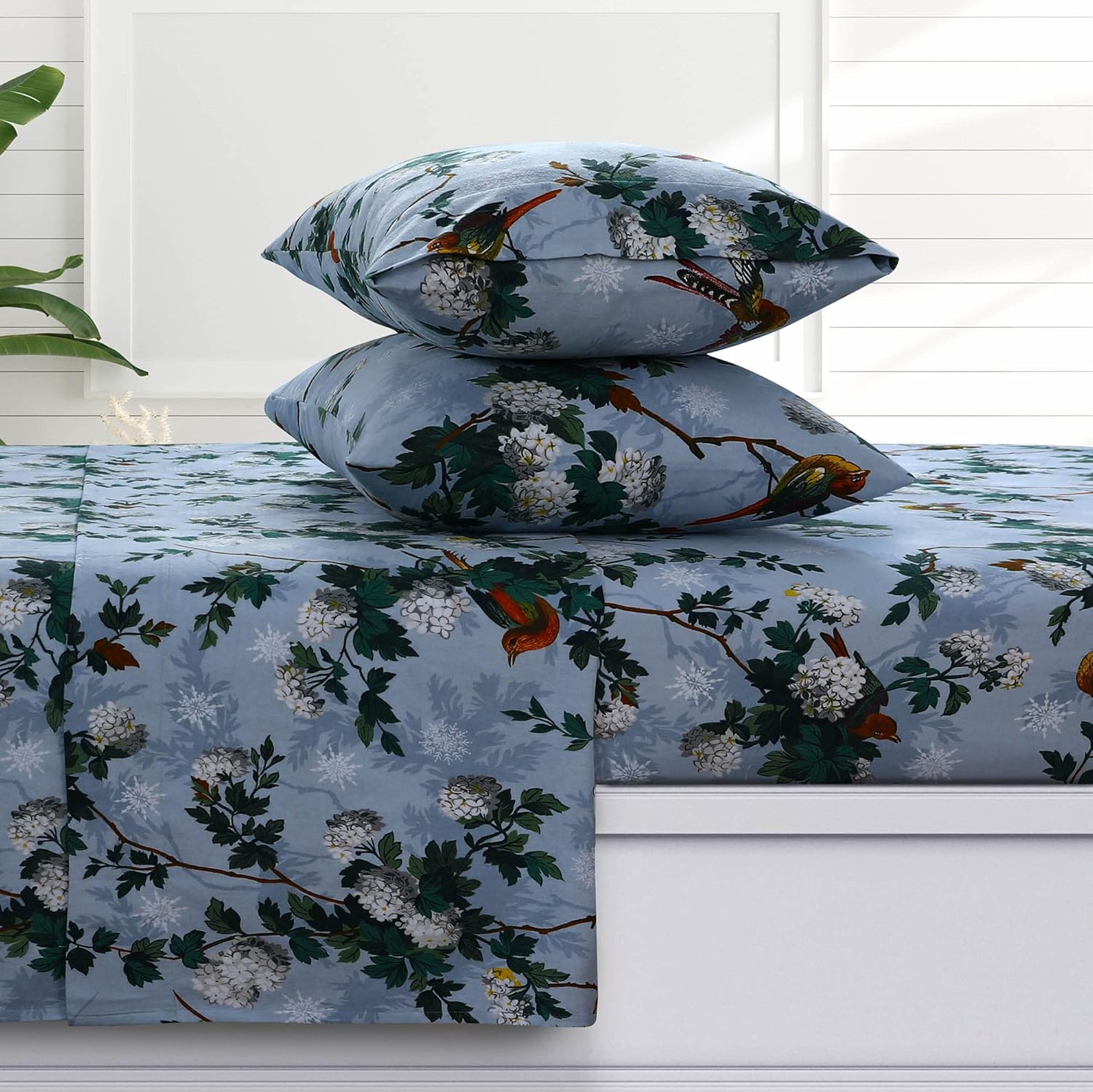 Ultra Soft Turkish Cotton Flannel Queen Sheet Set for Comfort