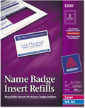 Avery 5390 Insert Badge Refill Fits 2-1/4in x 3-1/2in - Bulk 400/Box
