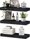 Floating Shelves for Wall 16 in Set of 3 - Sturdy Farmhouse Display