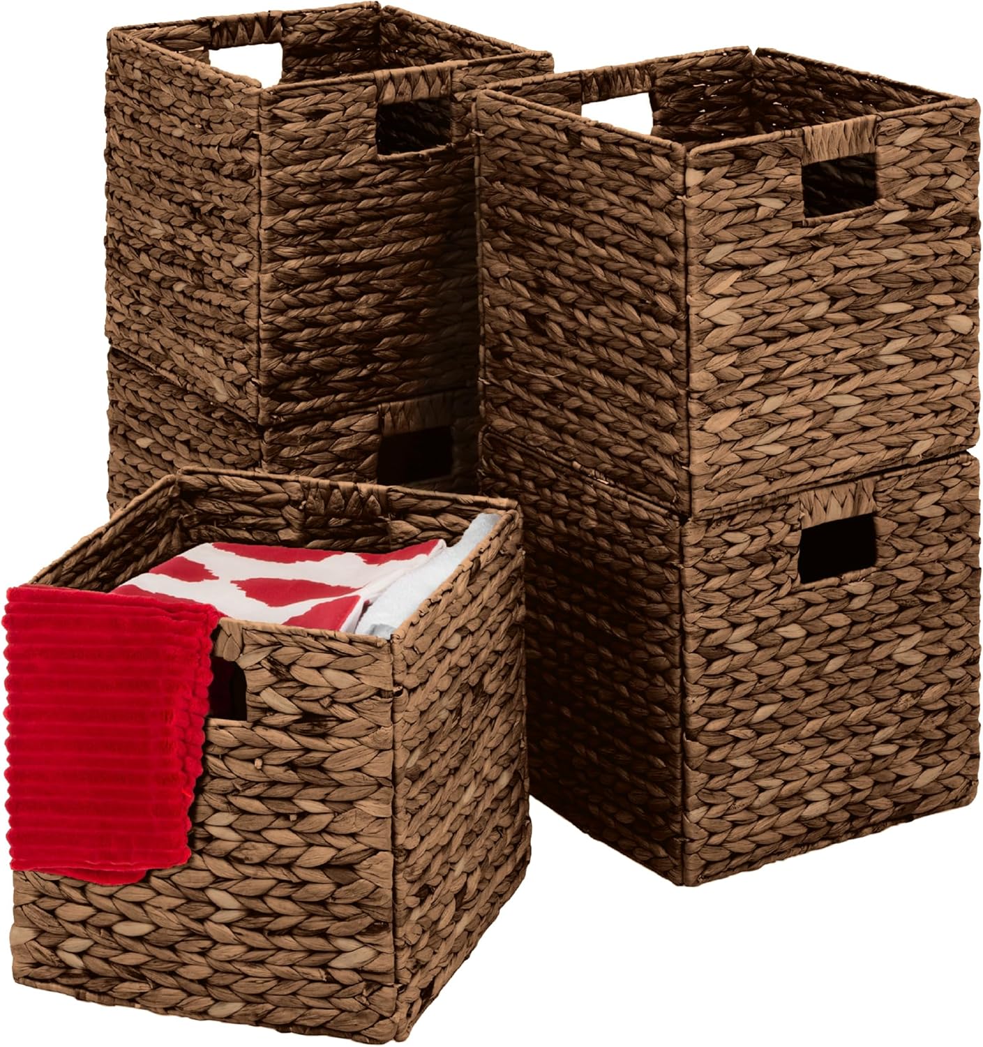 Best Choice Products 13x13in Pack of 5 Cube Storage Baskets