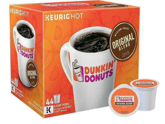 Dunkin' Donuts Original Blend K-Cup Pods - Energizing Medium Roast