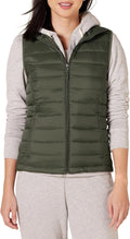 Women's Lightweight Water-Resistant Packable Puffer Vest - Warm Vests