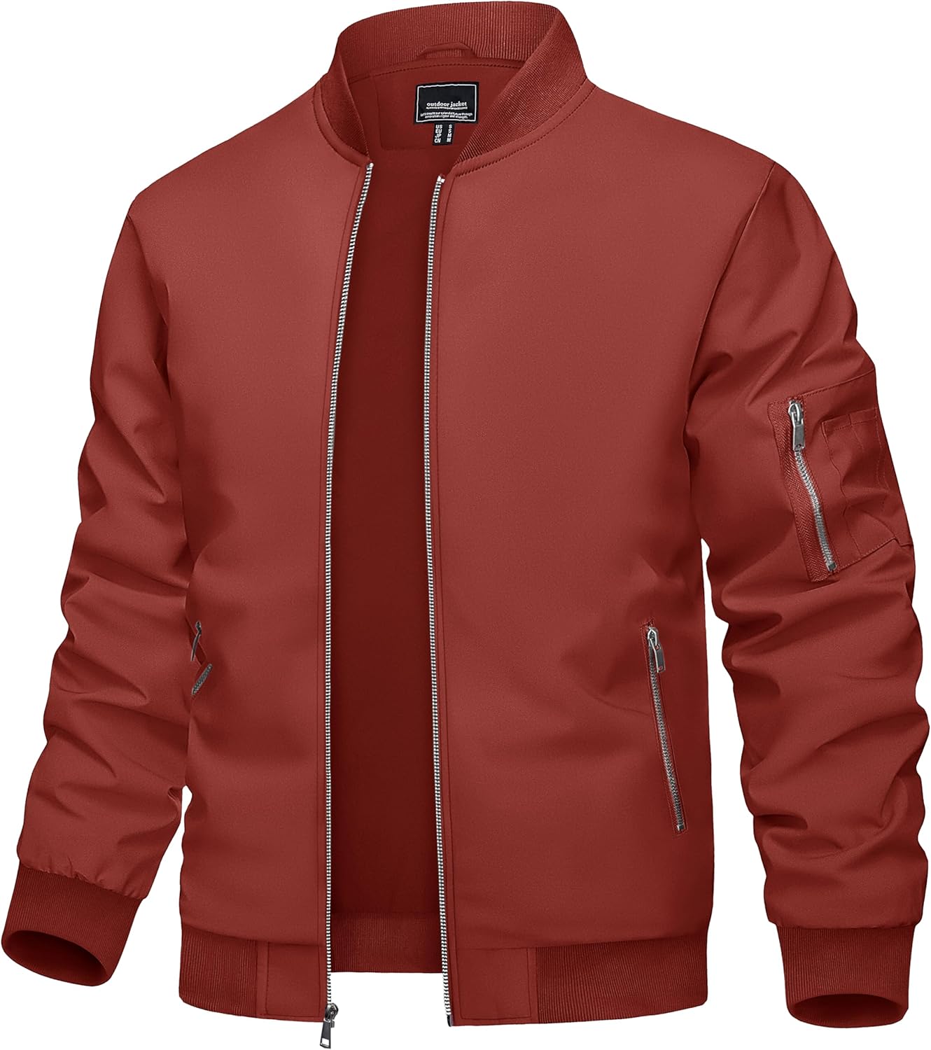 TACVASEN Men's Lightweight Bomber Jacket for Spring and Fall