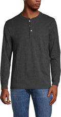 Lands' End Men's Super-T Long Sleeve Henley Shirt Review