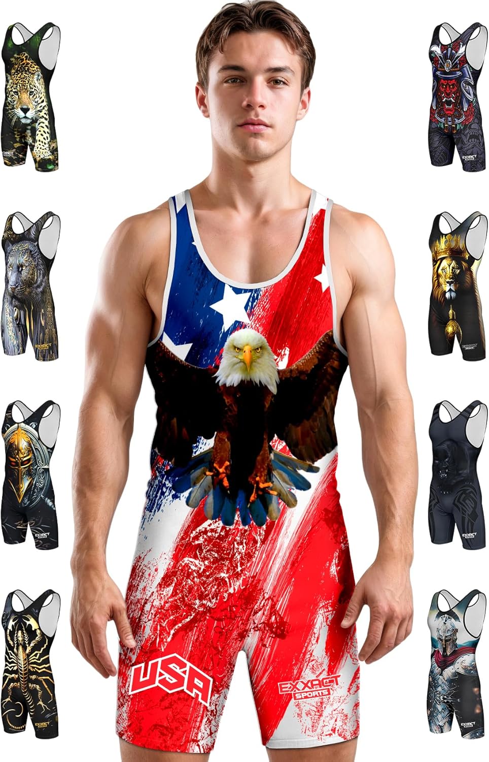 Exxact Sports Wrestling Singlet for Men & Boys - Premium Gear