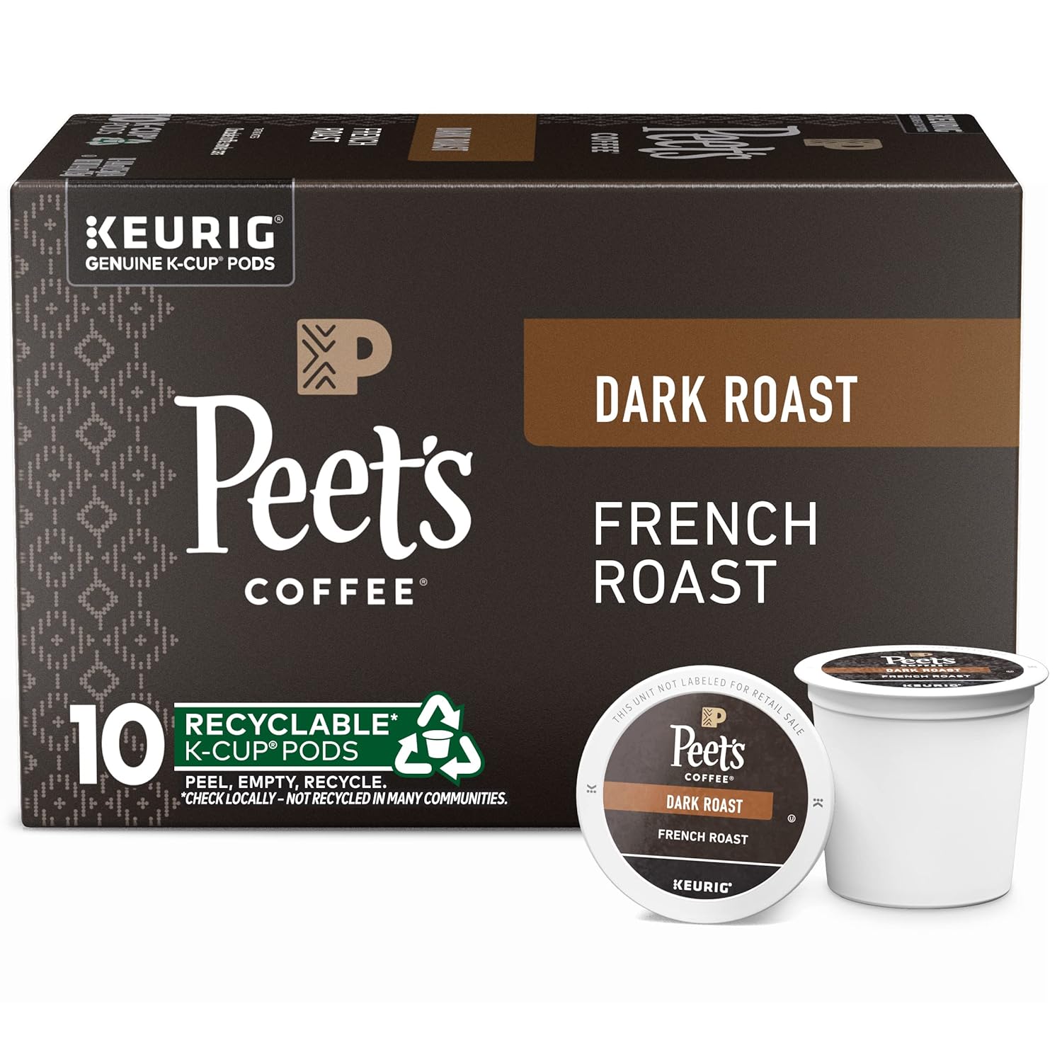 Peet's French Roast K-Cup Pods - Bold & Rich Flavor!