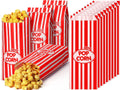 Popcorn Bags 500 Pcs 2oz Retro Red White Stripes - Party Ready