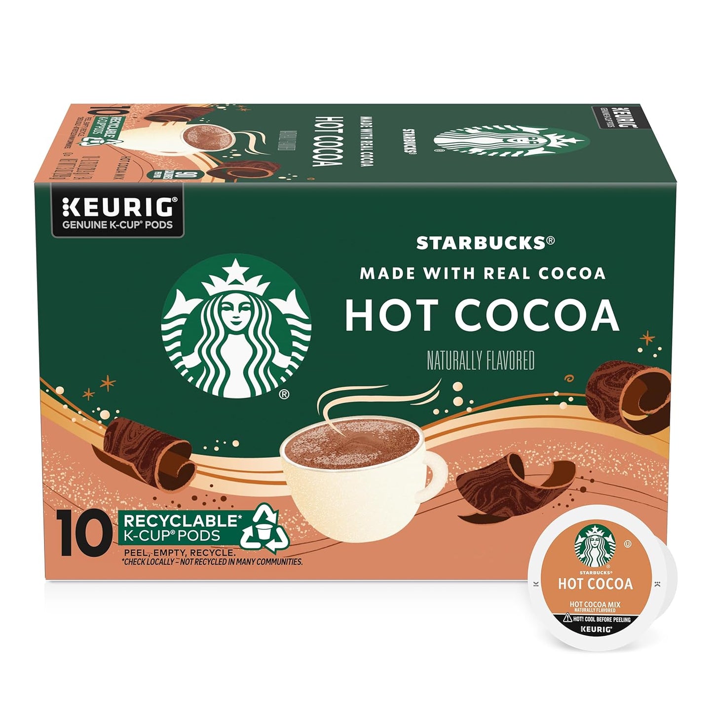 Starbucks Hot Cocoa K-Cup Pods - 10 Pods