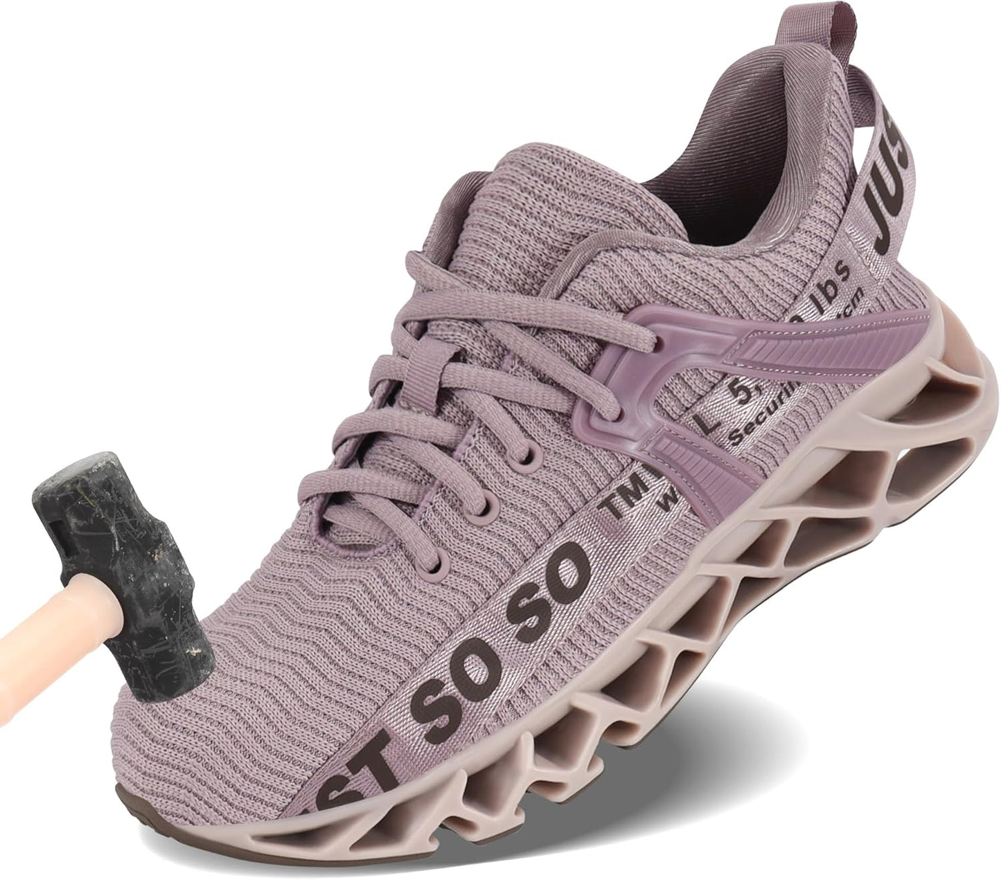 COKAFIL Steel Toe Shoes for Men Women Work Safety Sneakers