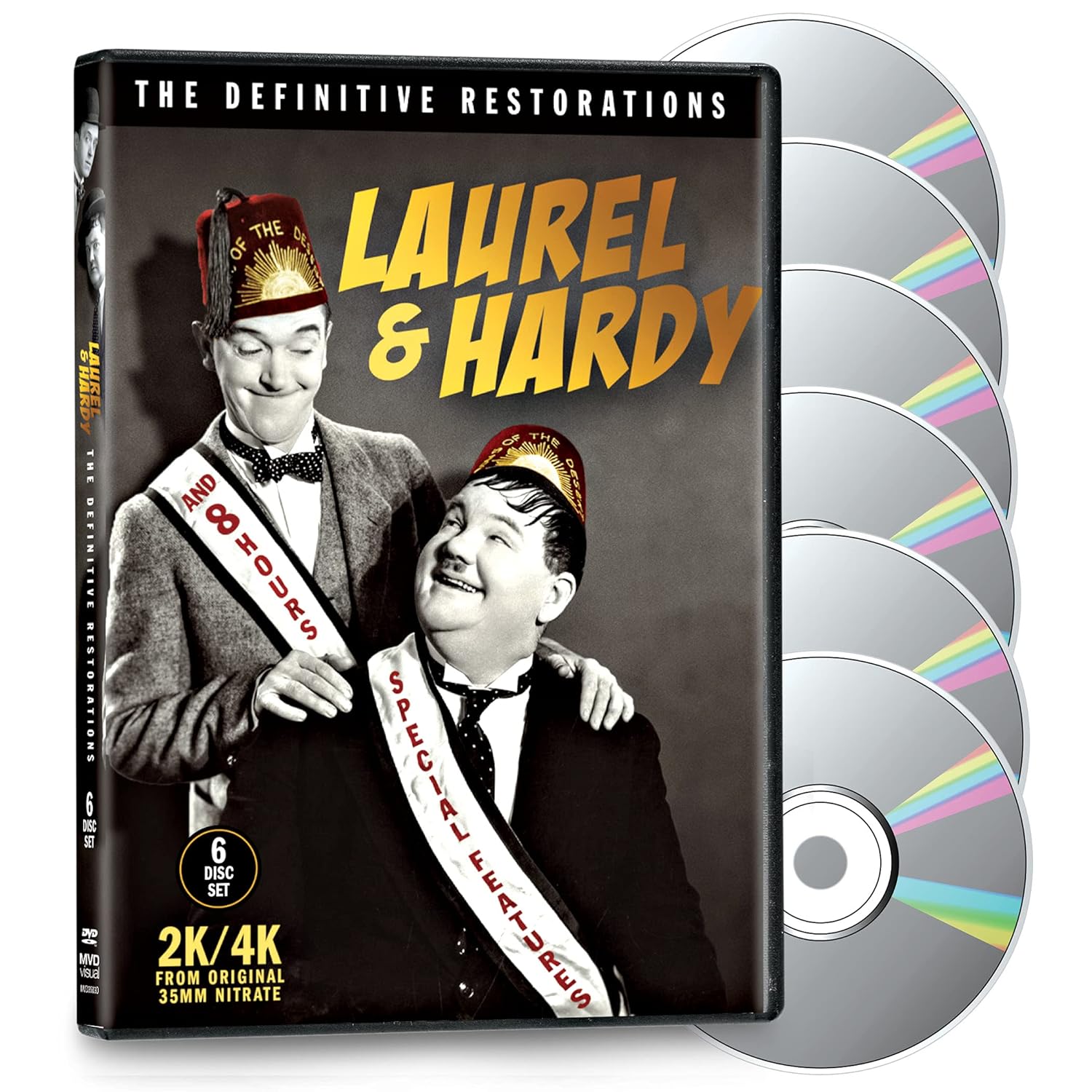Laurel and Hardy 6-DVD Set for Classic Comedy Lovers