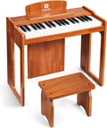 Vangoa Kids Piano Keyboard 37 Keys Wood Digital Piano for Kids - Solid