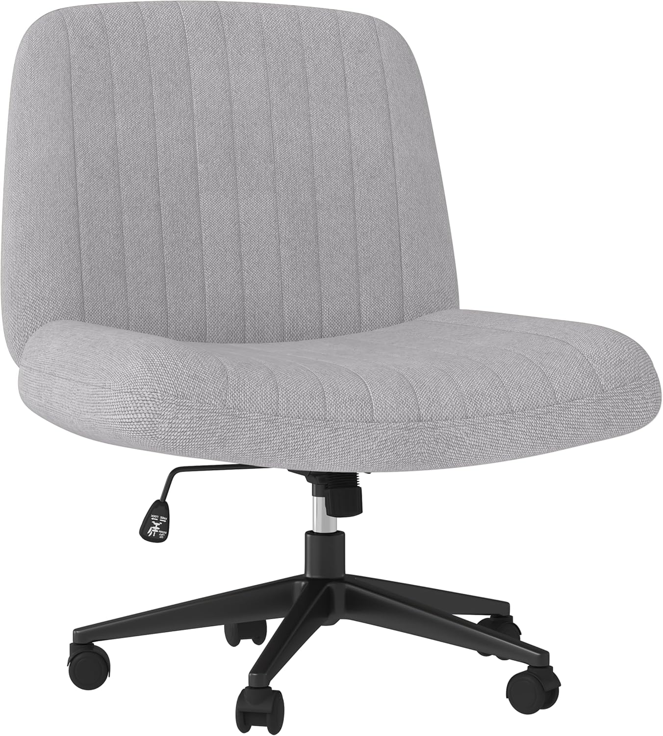 Shintenchi Criss Cross Chair: Stylish Armless Swivel Seating