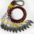Duck Decoy Weights Pre-Rigged Anchors - Tangle Free Waterfowl Lines