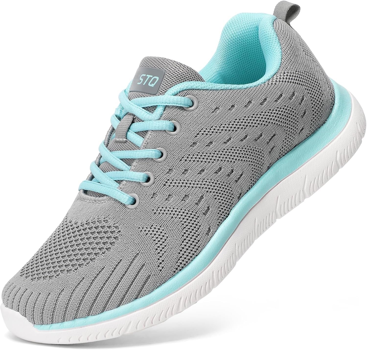 STQ Tennis Shoes for Women: Breathable Mesh Athletic Sneakers