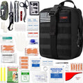 I GO Survival First Aid Kit, 251 Pieces - Compact Tactical Trauma Bag