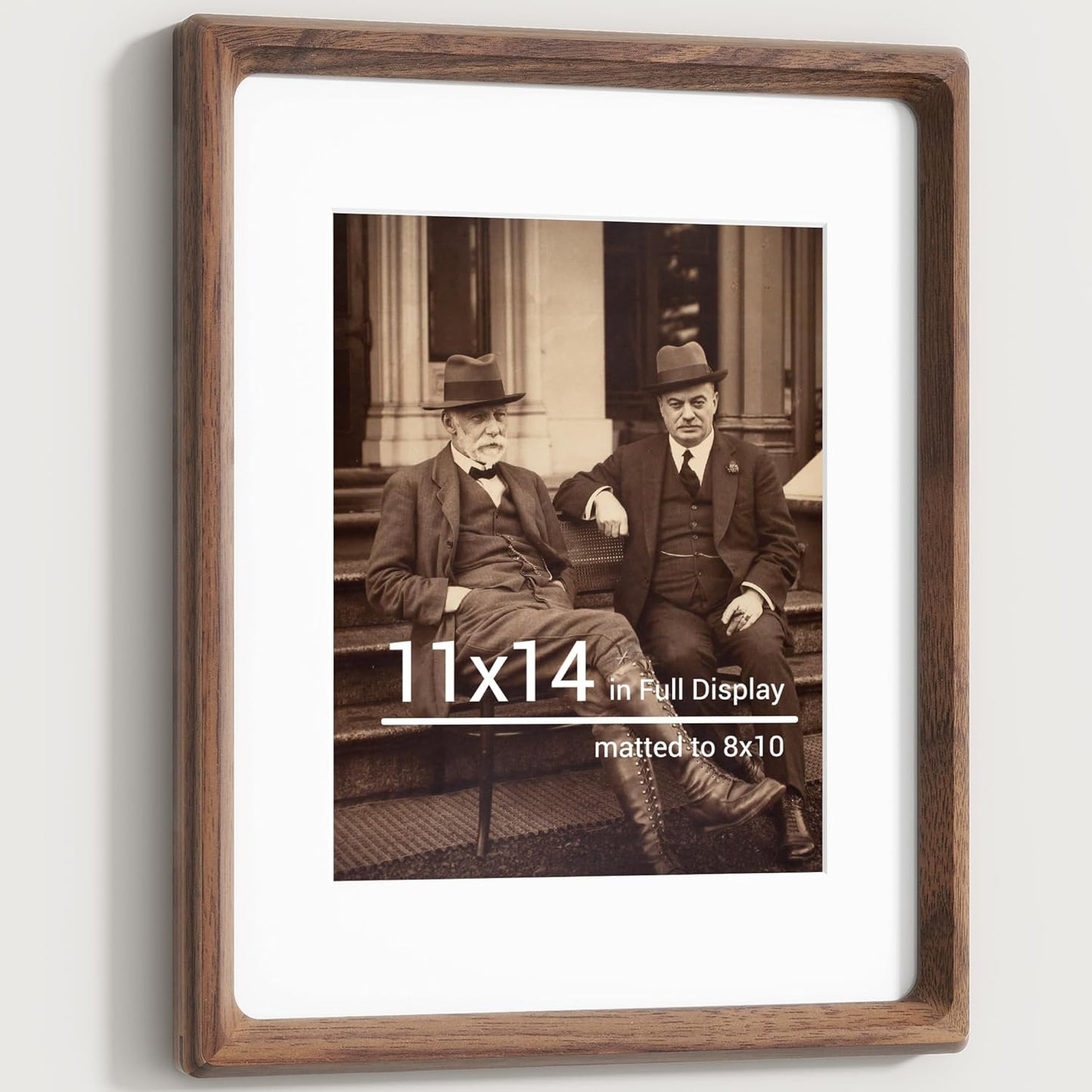 Heimlove 11x14 Picture Frames Natural Walnut for Your Memories
