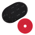 17in Sanding Screen Discs Kit - 80 Grit Mesh Screens + Buffer Pad