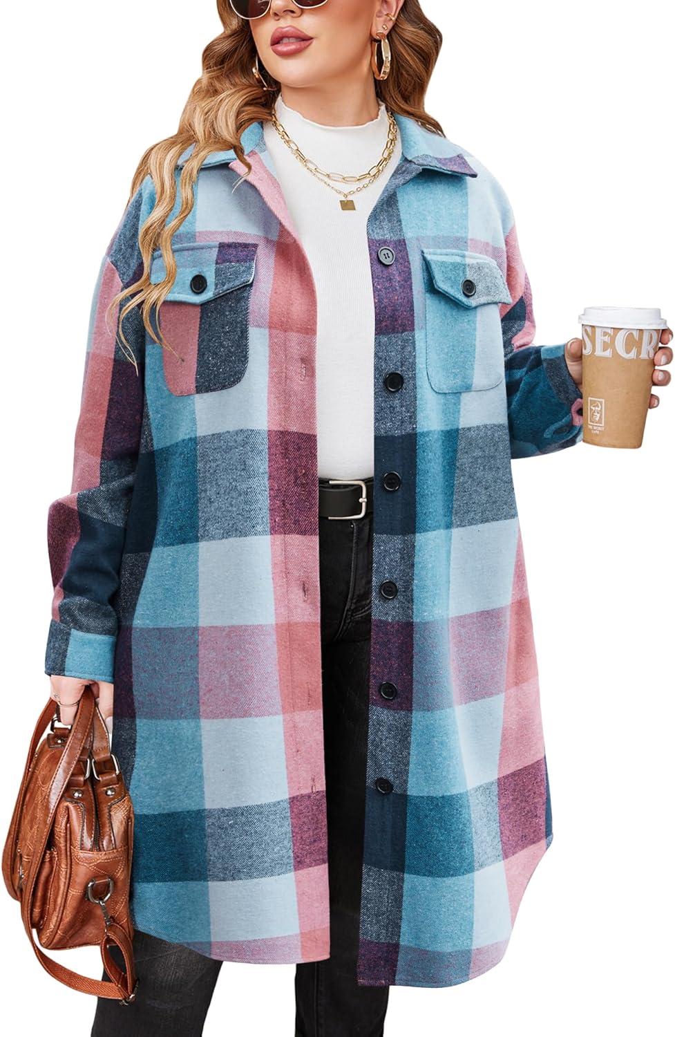 Plus Size Flannel Plaid Shirts for Stylish Comfort and Versatility