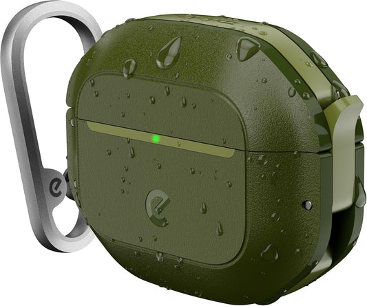 Keybudz Waterproof AirPods 4 Case with Lock for Tough Protection