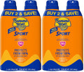 Banana Boat Sport Ultra SPF 50 Sunscreen Spray Twin Pack - Sport