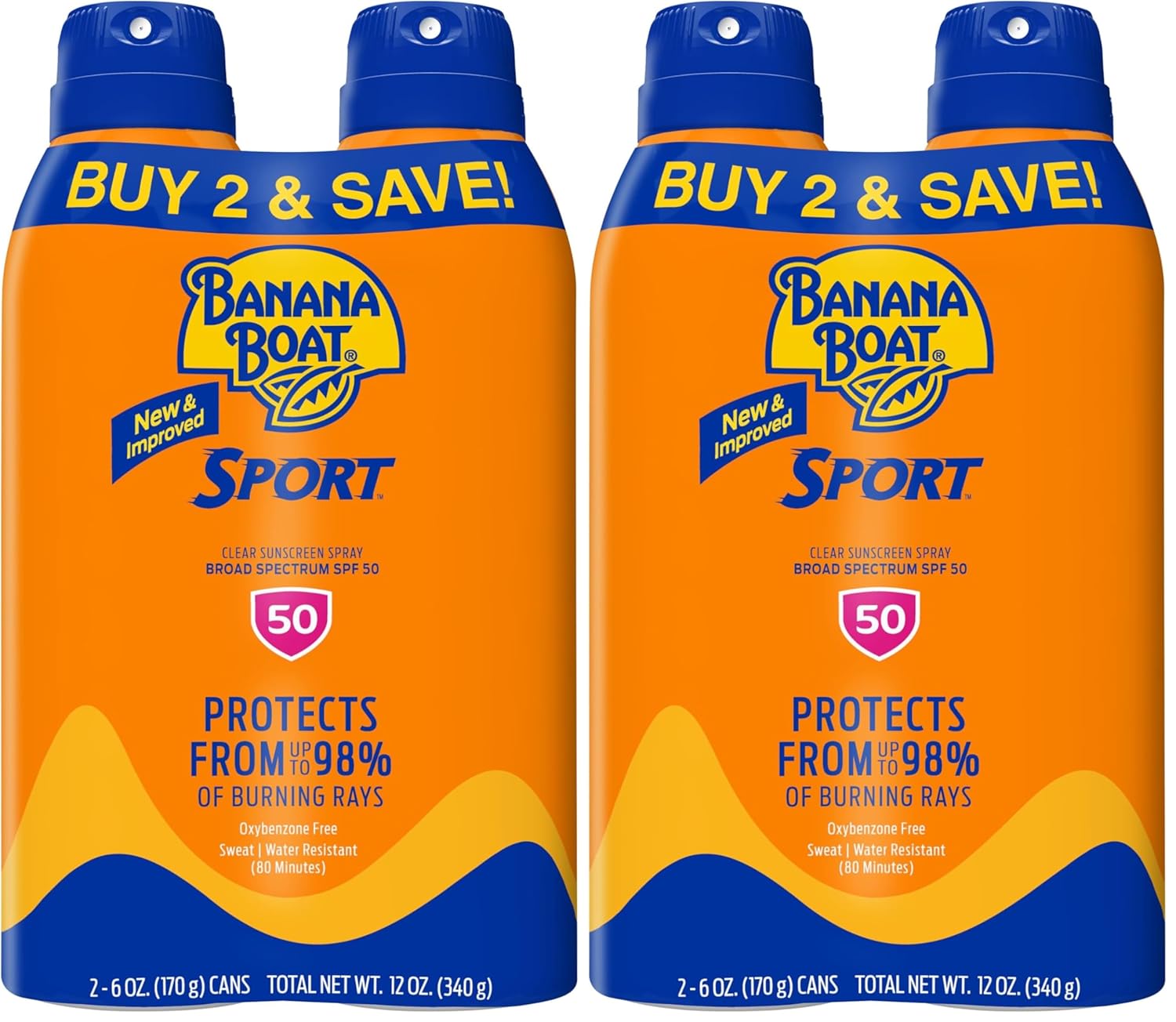Banana Boat Sport Ultra SPF 50 Sunscreen Spray Twin Pack Review