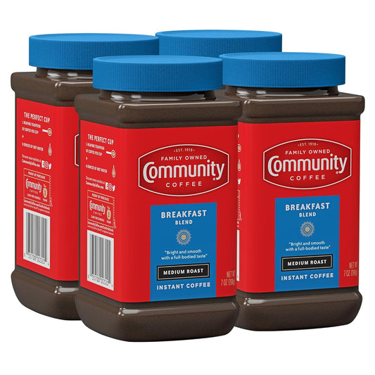 Community Coffee Breakfast Blend Instant - 4 pack