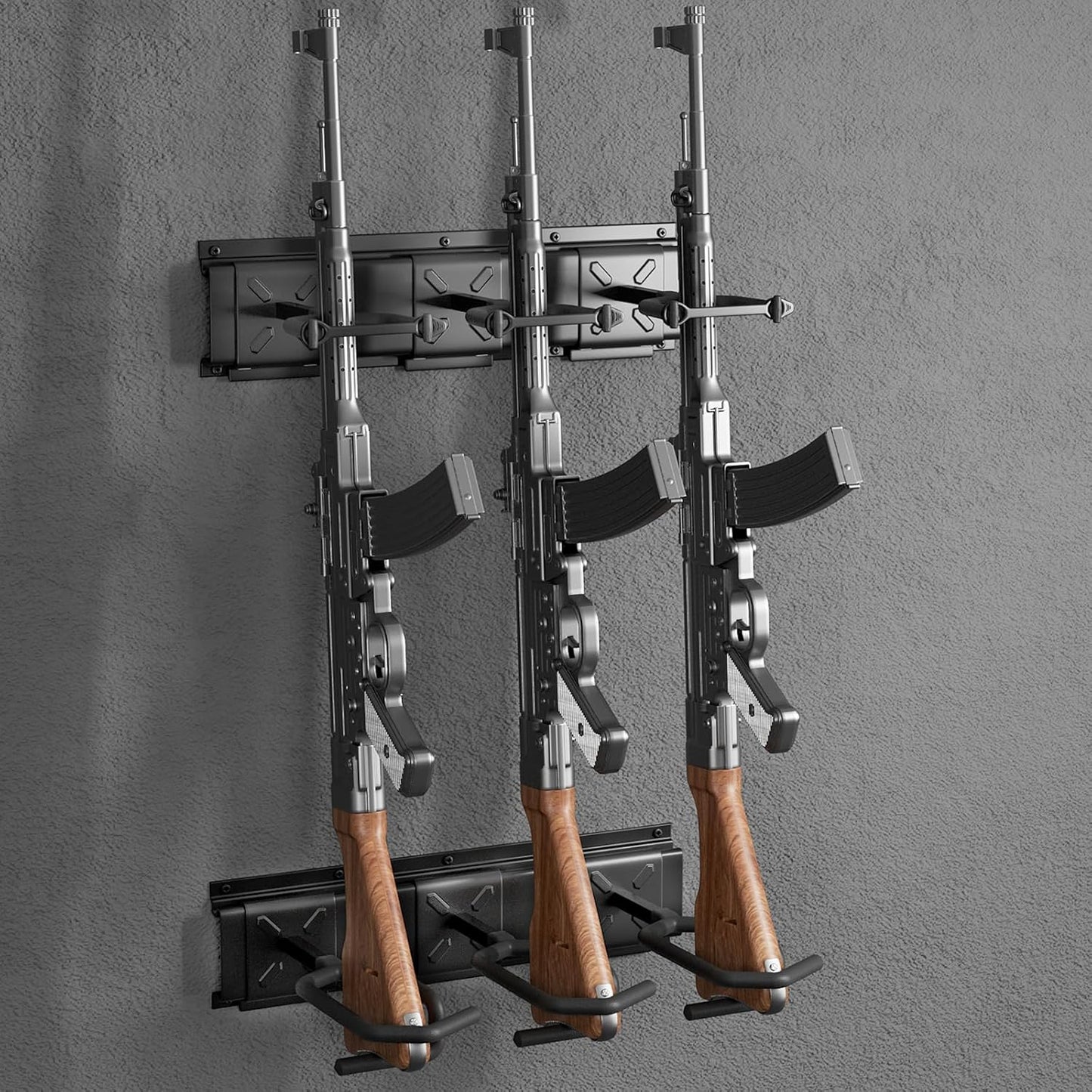 Heavy Duty Steel Shotgun Rifle Rack for Secure Gun Storage