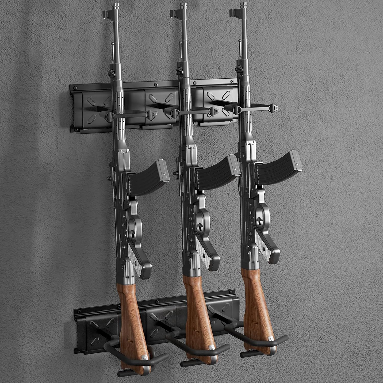 Heavy Duty Steel Shotgun Rifle Rack for Secure Gun Storage