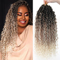 Goddess Locs Crochet Hair 18in 8Packs River Locs - Full, Curly Ends
