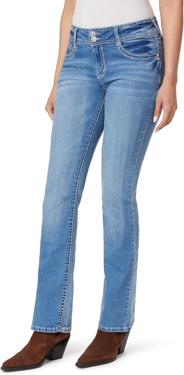 Luscious Curvy Bootcut Jeans for Women - Size Inclusive Denim